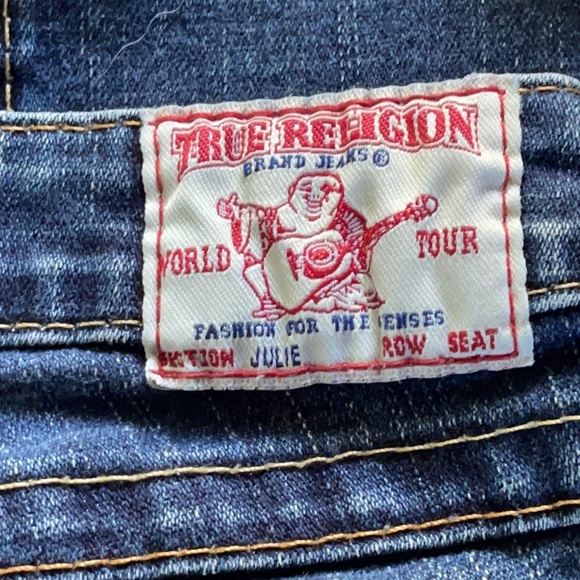 EUC True Religion Julie Skinny Jeans Size 25 - Picture 8 of 10